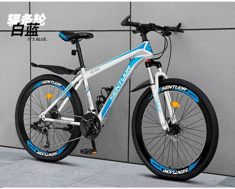 Mountain bikes for adults variable speed off-road racing shock-absorbing bikes for adults boys girls and students aged 8 to 15