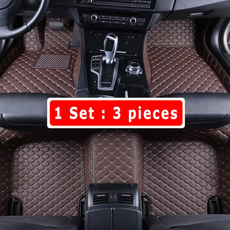 Car Floor Mats Trunk Carpets For Peugeot 2008 2020 2021 2022 2023 2024 2025 Foot Pads Accessories Interior Waterproof Automobile