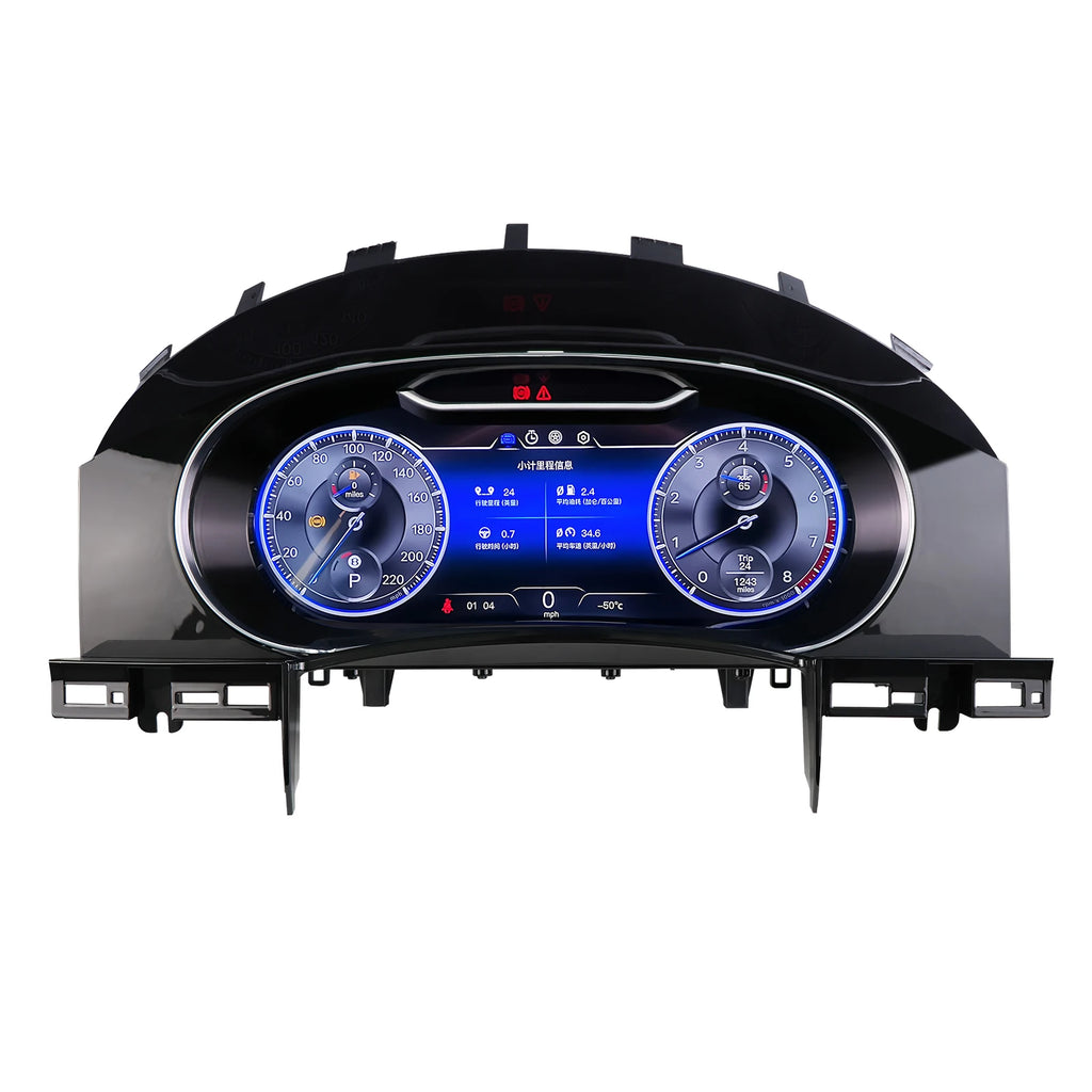 Car Digital Dashboard for Volkswagen Touareg 2003-2010 LCD Panel Speedometer Virtual Cockpit Instrument Cluster Carplay Auto USB