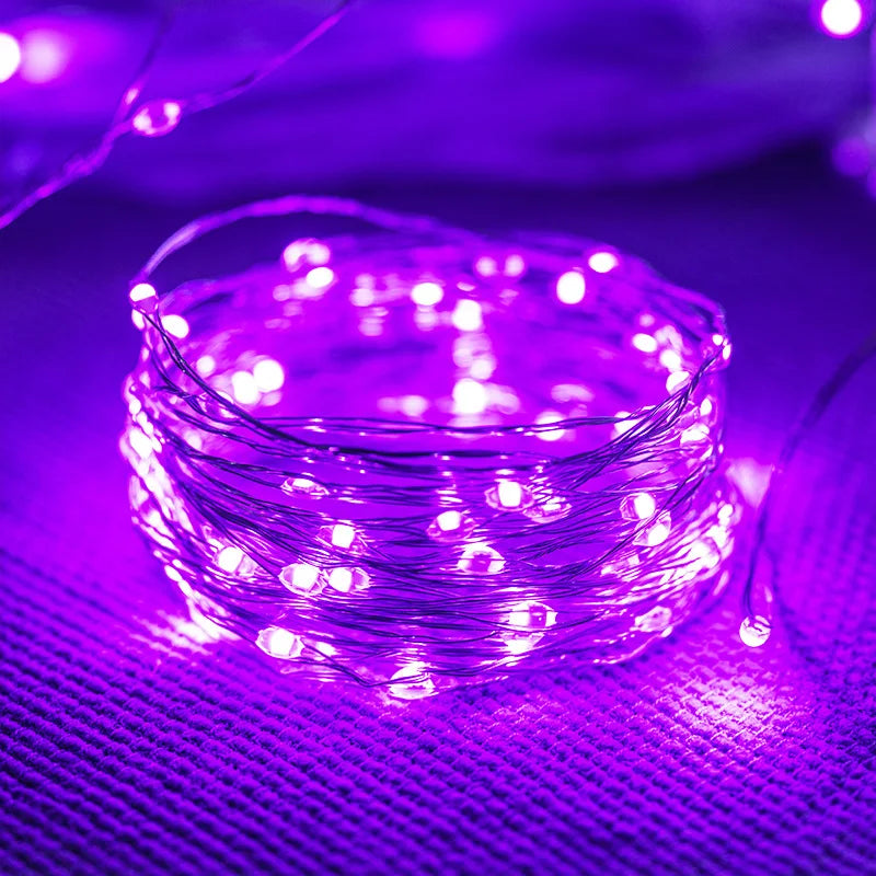 LED String Light 1/2/3/5/10M Waterproof String Lights Holiday Decoration  Fairy Lights Outdoor Garden Christmas String Lights