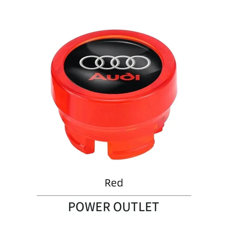 For Audi A1 A2 A3 A4 A5 A6 A7 A8 Q1 Q2 Q3 Q4 Q5 Q6 Q7 Q8 TT RS6 S5 B9 C6 B6 Car Cigarette Lighter Cover DustProof Decoration Cap