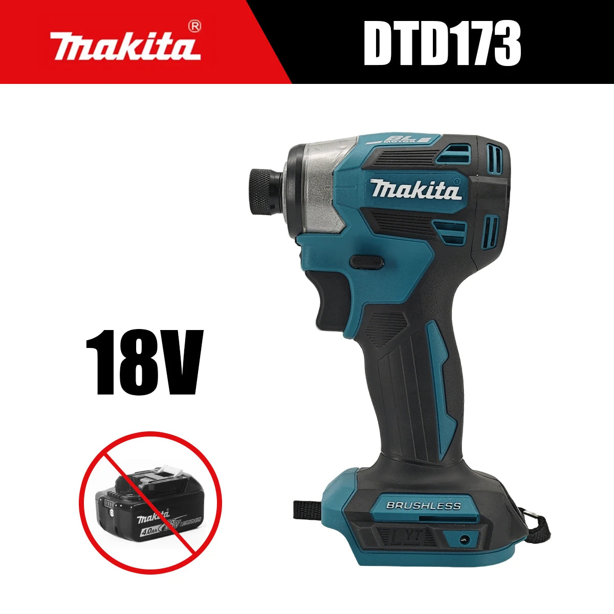 Makita DTD173 18V Brushless Impact Driver
