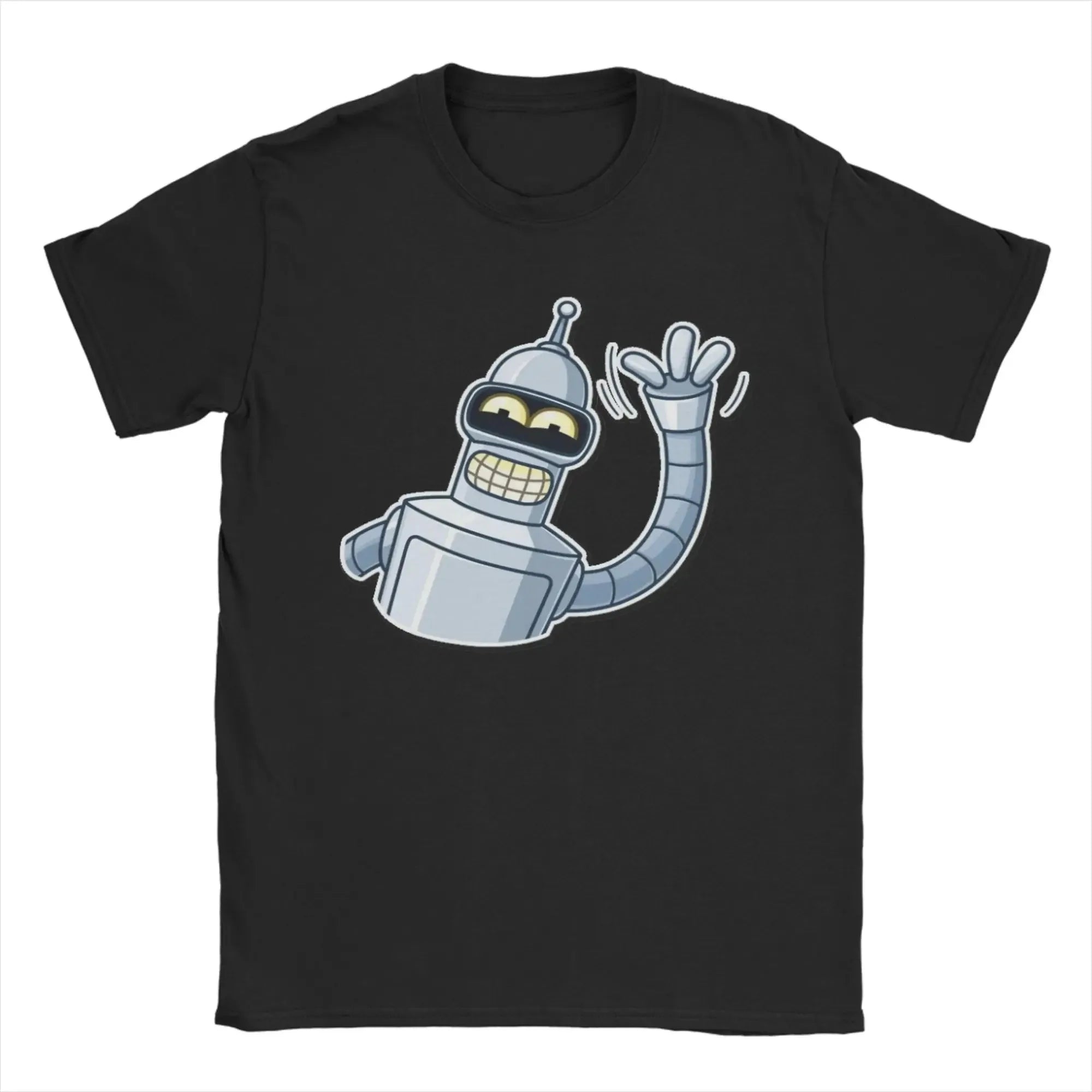 Hot Sale Futurama Bender Robot Peripherals Kill All Humans Funny Graphic Print T-shirt Men Women Cotton Oversized Summer New Tee