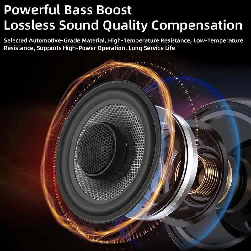 2pcs 4 Inch Car Coaxial Speaker 300W High Fidelity Audio For Surround Sound Professional High-End Auto Audio System Audio System