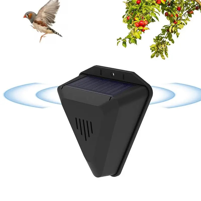 Solar Animal Repellents with 13 Kinds of Sound Playback Repelling Animals Alarm Repeller Outdoor Bird Repeller Solar Powered