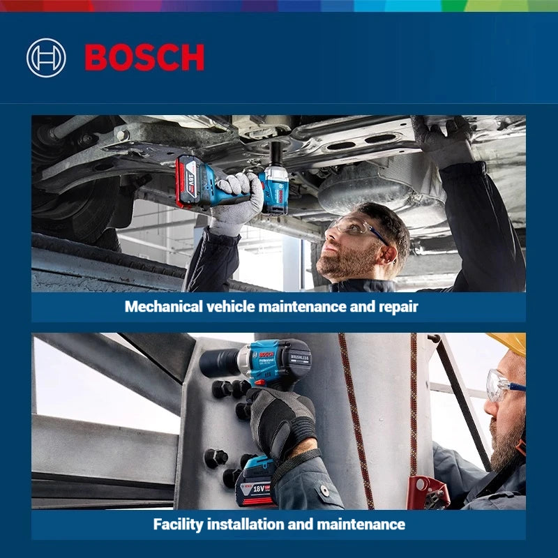 Bosch GDS18V-350 Cordless Brushless High Torque Impact Wrench 18V Lithium Ion for Construction Scaffolders Professional Tool