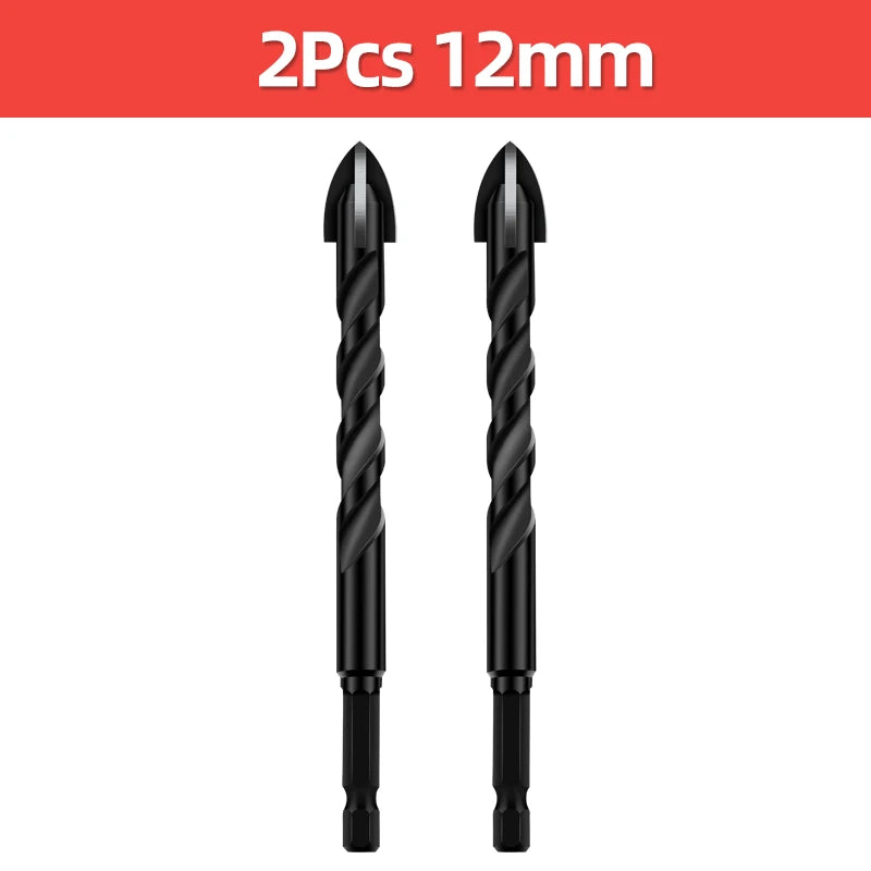 TOOLEYE Cross Hex Drill Bit Set