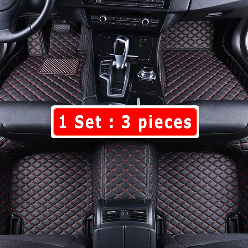 Car Floor Mats Trunk Carpets For Peugeot 2008 2020 2021 2022 2023 2024 2025 Foot Pads Accessories Interior Waterproof Automobile