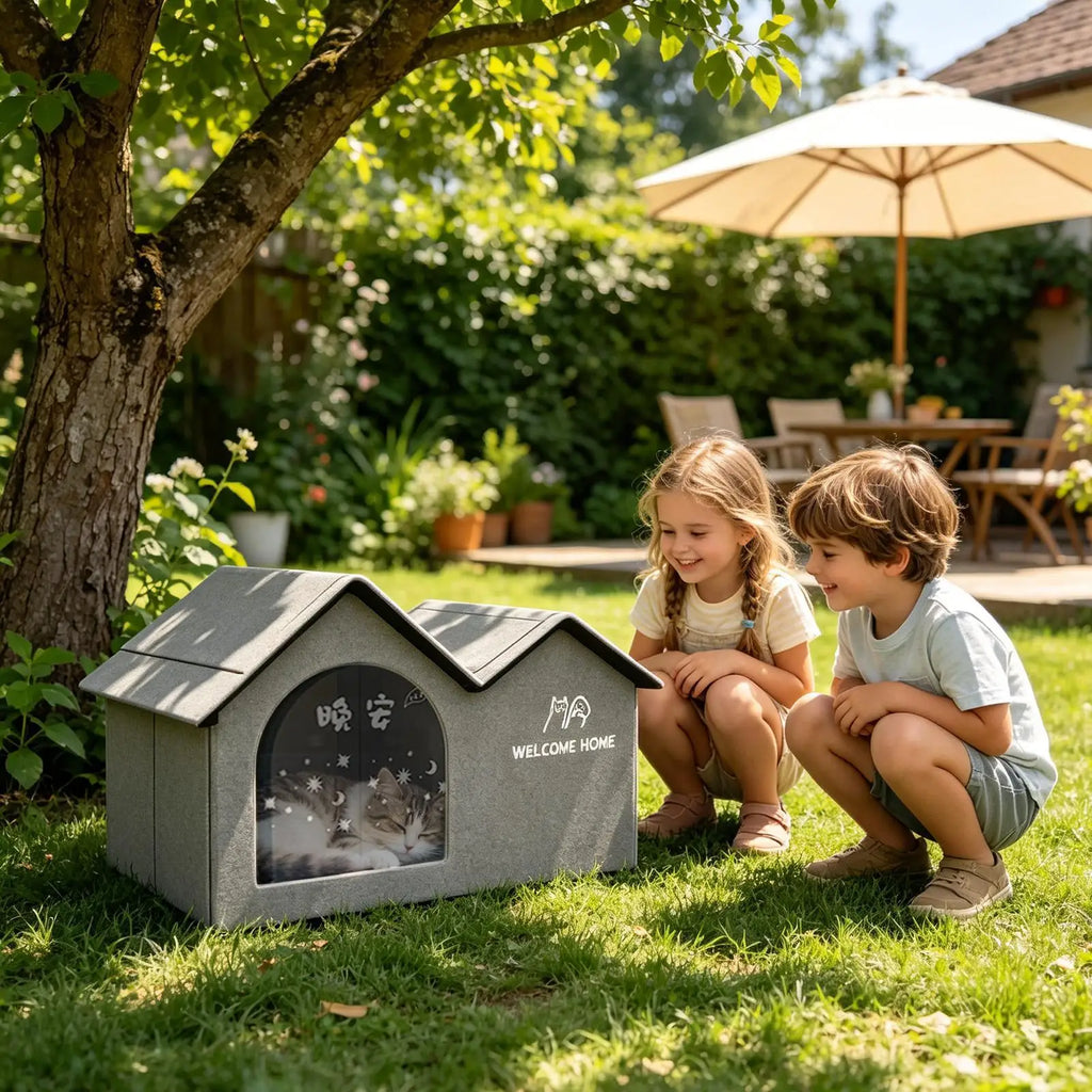 Pet Cooling Ice House Air Conditioning Bed Summer Cooling Tool Cat Dog Nest Four Season for Small Middle Pet Ice House