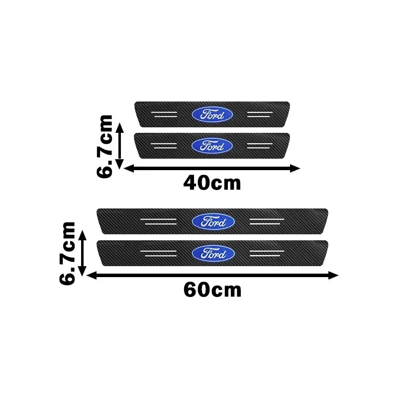 Carbon Fiber Door Edge Sill Protector