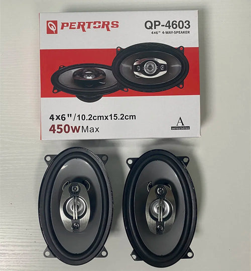 2 haut-parleurs coaxiaux 4 voies pour voiture, 4X6 pouces (2X450W) 900W, haut-parleurs large bande pour portière