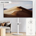 Modern Elegant Portable TV Carts Bracket with Wheels Floor-Height Adjustable Studio TV Stand for 14-43 Inch LED LCD