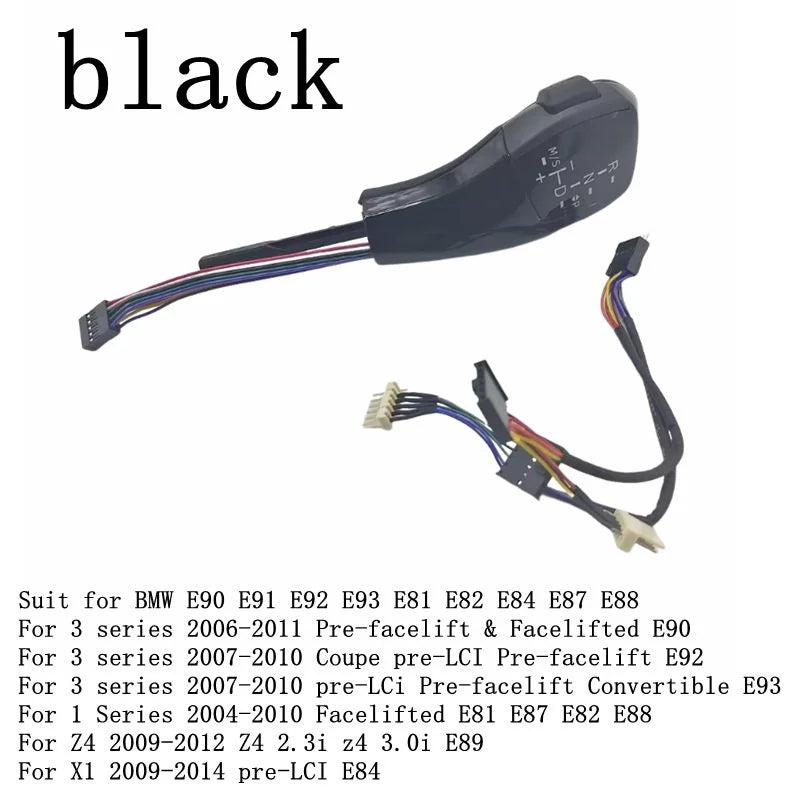 Replacement for BMW 1 series E81 E82 E87 E88 2004-2011 LED Gear Shift Knob Automatic Gear Shifter Lever Handle