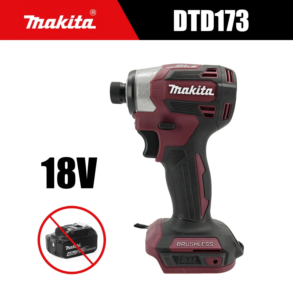 Makita DTD173 18V Brushless Impact Driver