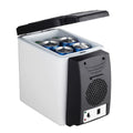 6L 12V Mini Fridge Electric Car Refrigerator Freezer Vehicle Refrigeration and Heating Ice Box Car Electronic Devices Fridge