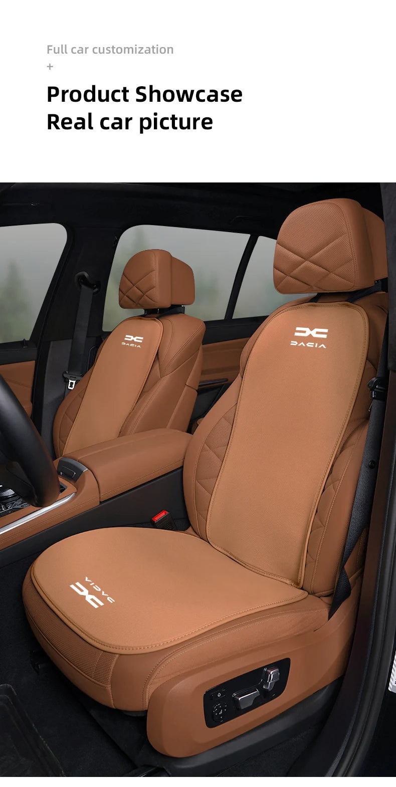Car Seat Cover Cushion Breathable Ice Silk Soft Mats For Dacia Logan Sandero Duster Lodgy Spring Jogger Stepway Bigster Dokker