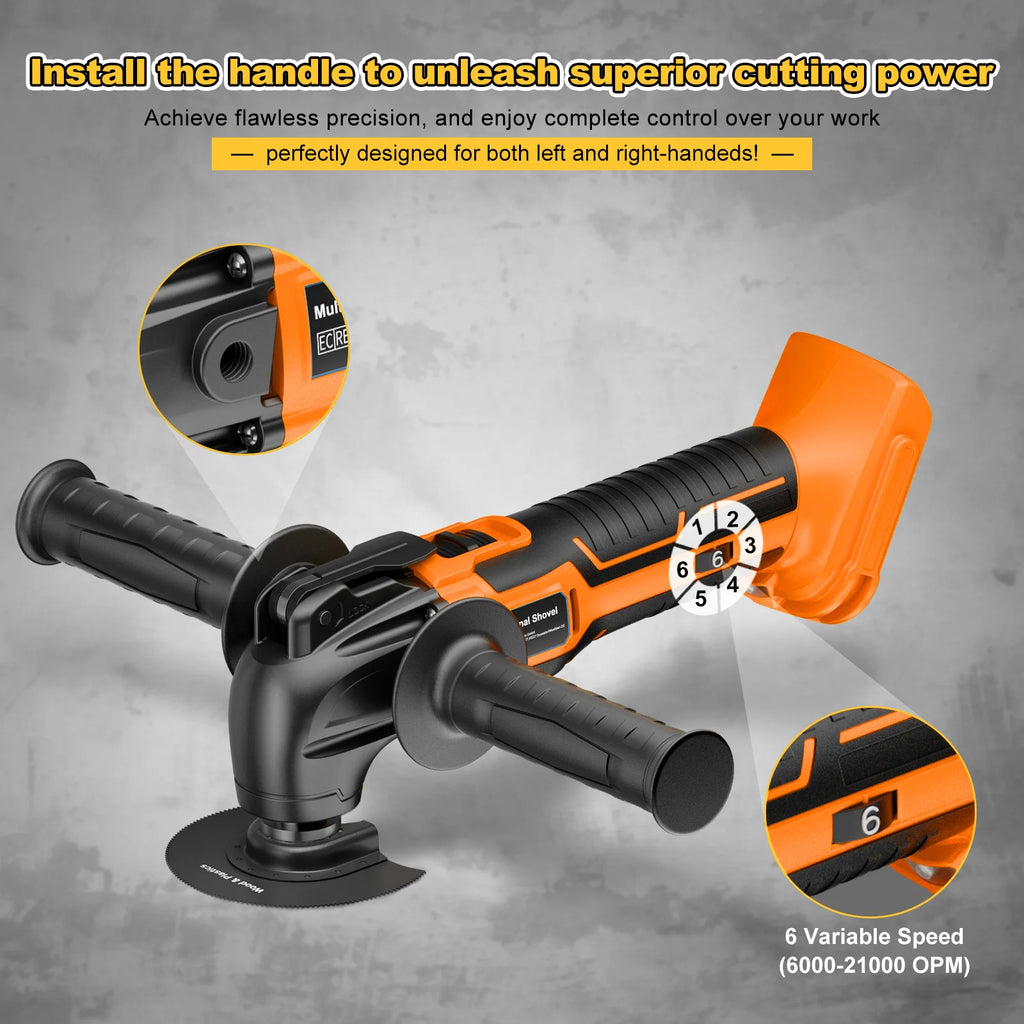 Nananuu Oscillating Multi Tool For Dewalt 20V Battery Electric Saw Trimmer Oscillating For Cutting Scraping Sanding Power Tool