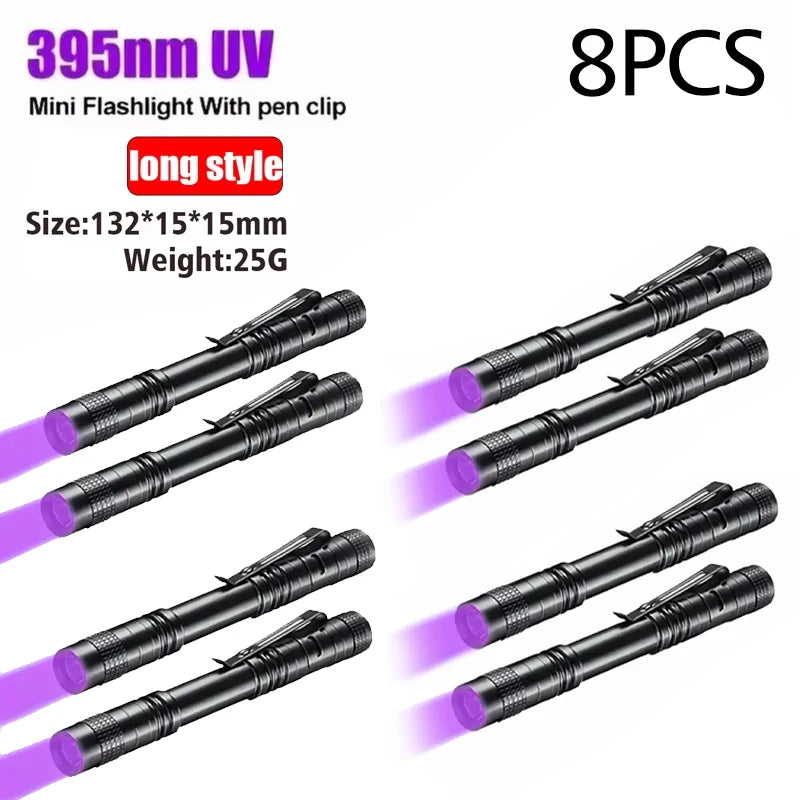 UV Flashlight 395nm Portable Torch