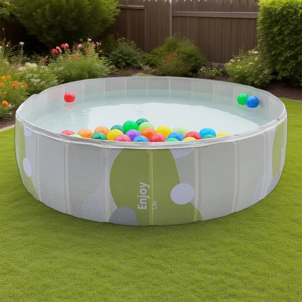 Foldable Dog Pool Folding Pet Pool PVC Foldable Stock Tank Non-Inflatable For Baby Bath Play Outdoor Indoor Camping Park