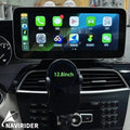 Autoradio de voiture 12,3'' Carplay Android Auto Système Linux GPS Lecteur multimédia vidéo pour Mercedes Benz GLE W166 C292 2015-2019