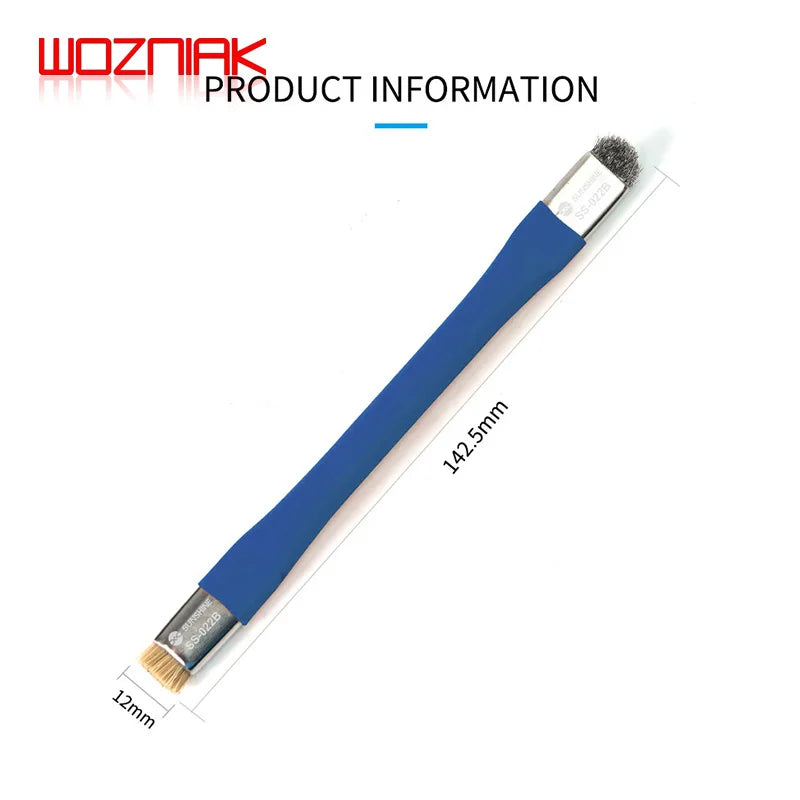 SUNSHINE SS-022B Safe Brush Anti-Static Motherboard PCB Cleaning Brush for Mobile Phone Repair Tools Kit Double Head Convenience