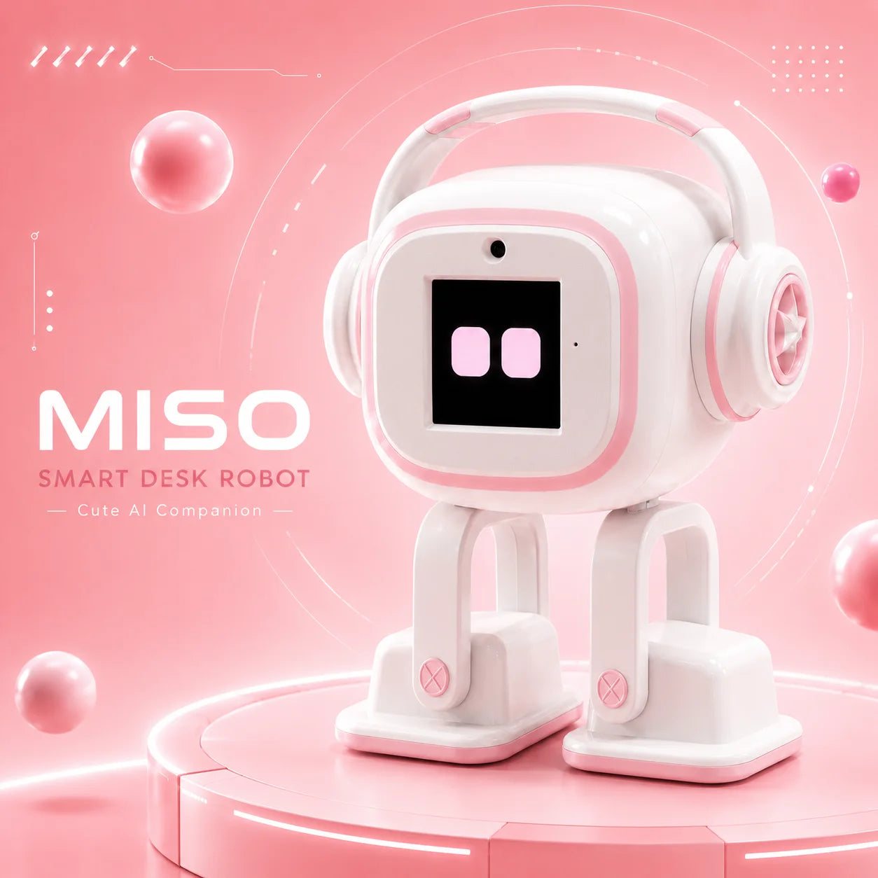 Emo AI Robot | Voice Control,Emotional Interaction,Smart Chatbot ,Camera Recognition,Singing & Dancing Smart Toy Gift