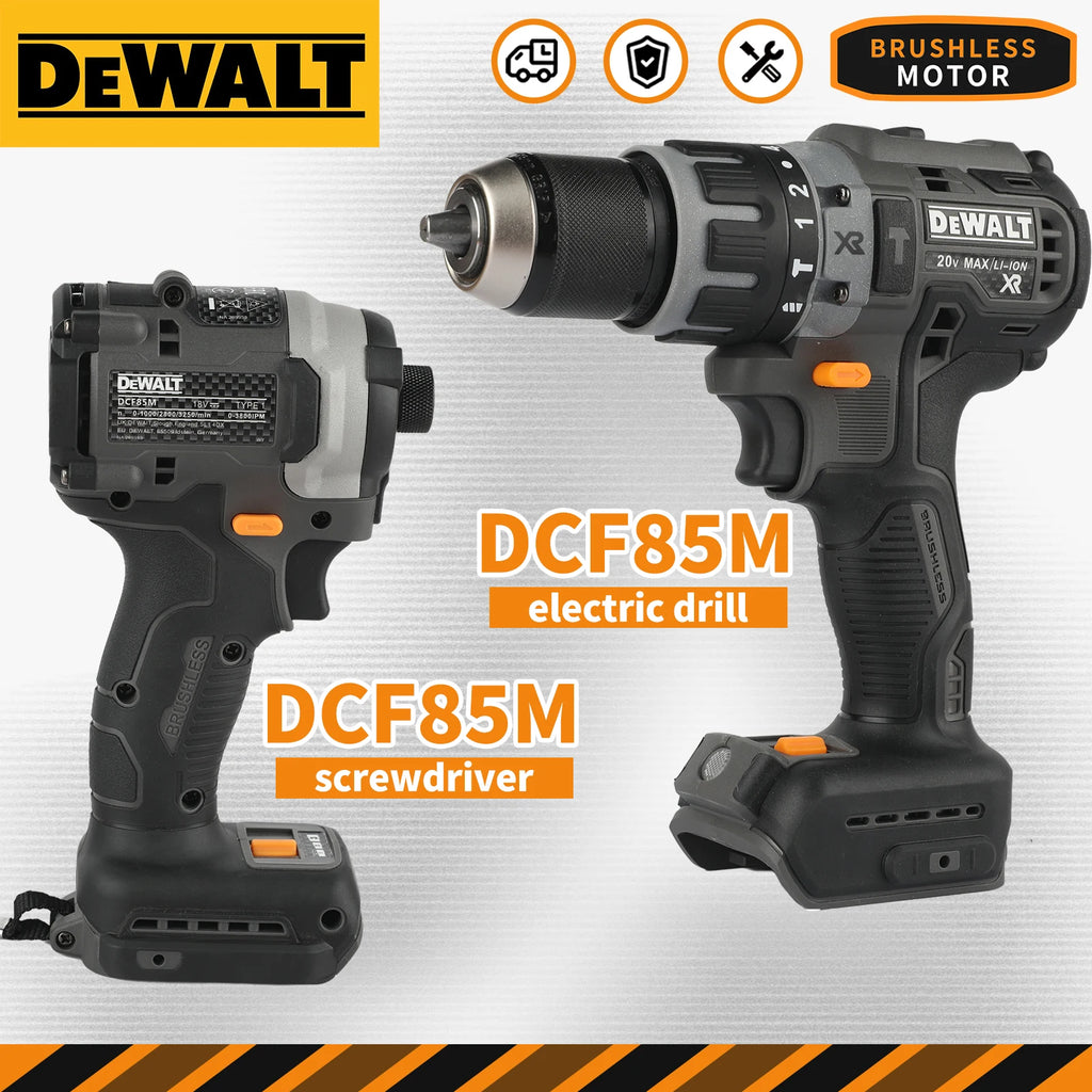 DEWALT DCF85M 20V brushless drill and impact screwdriver | 205 Nm torque 0-3250 rpm 13mm chuck power tool