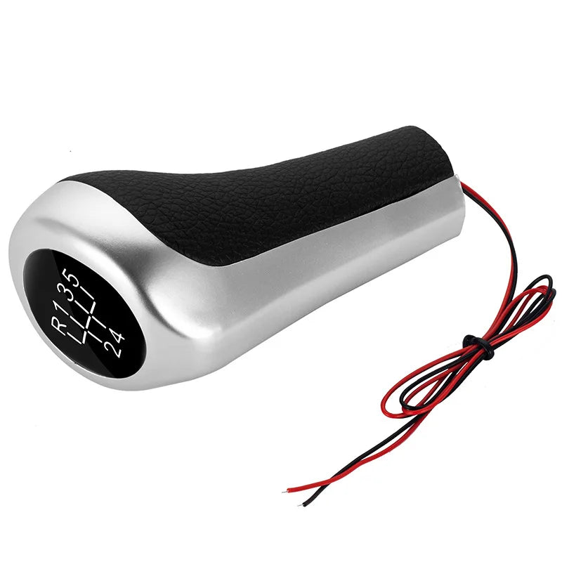 Bouton de levier de vitesses de voiture à LED 5/6 vitesses Levier de vitesses pour BMW F30 E60 E61 E28 E34 E39 X1 X3 E84 X4 F26 M3 M4 M5
