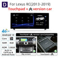 Android 14 Car Radio For Lexus IS RC 200 250 300 350 200t 300h 2013-2019 128GB Multimedia Video Player CarPlay Autoradio 4G