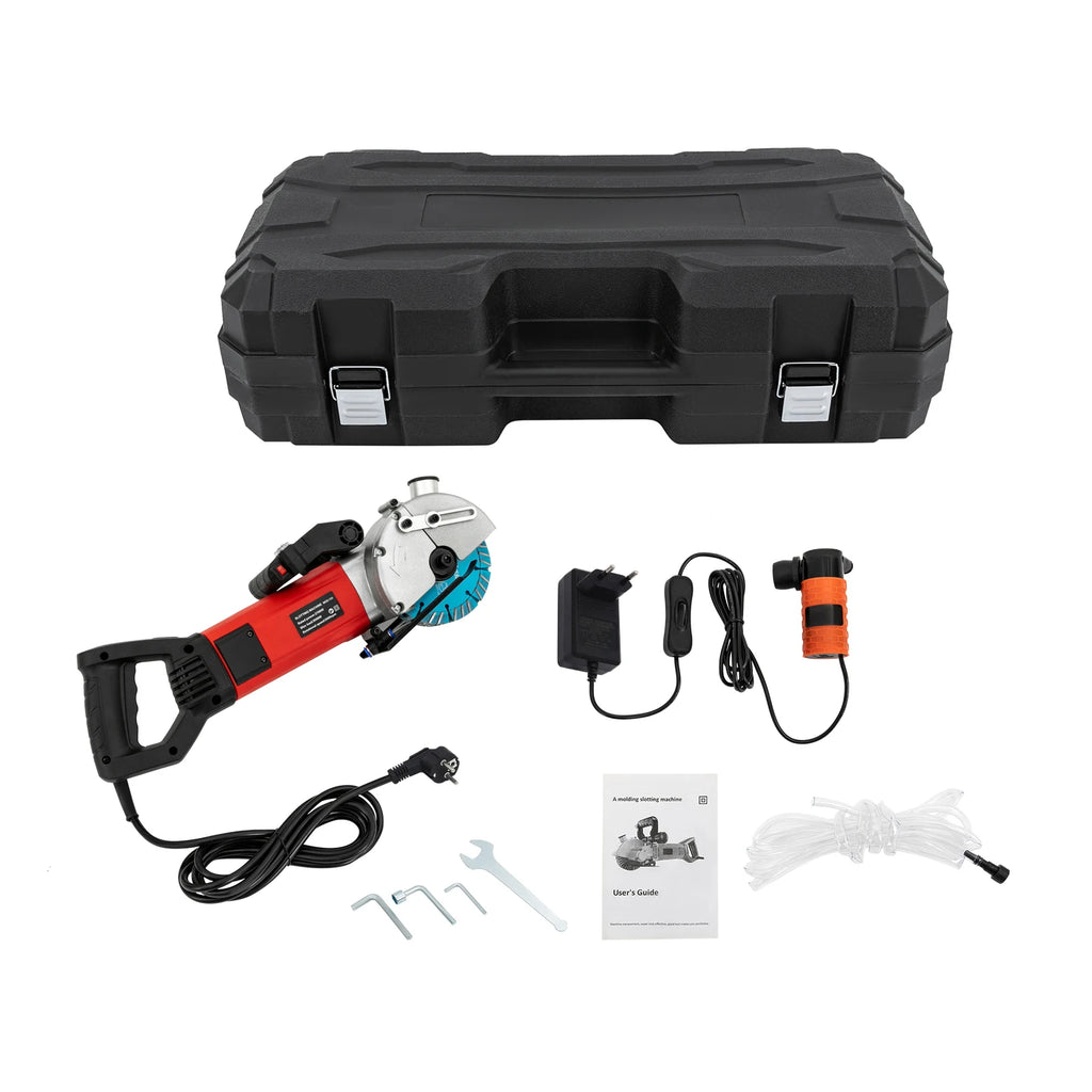 2700W Wall Chaser Concrete Cutter 133mm Concrete Circular Saw Slotter Electric Laser Aiming Groove Slotting Machine