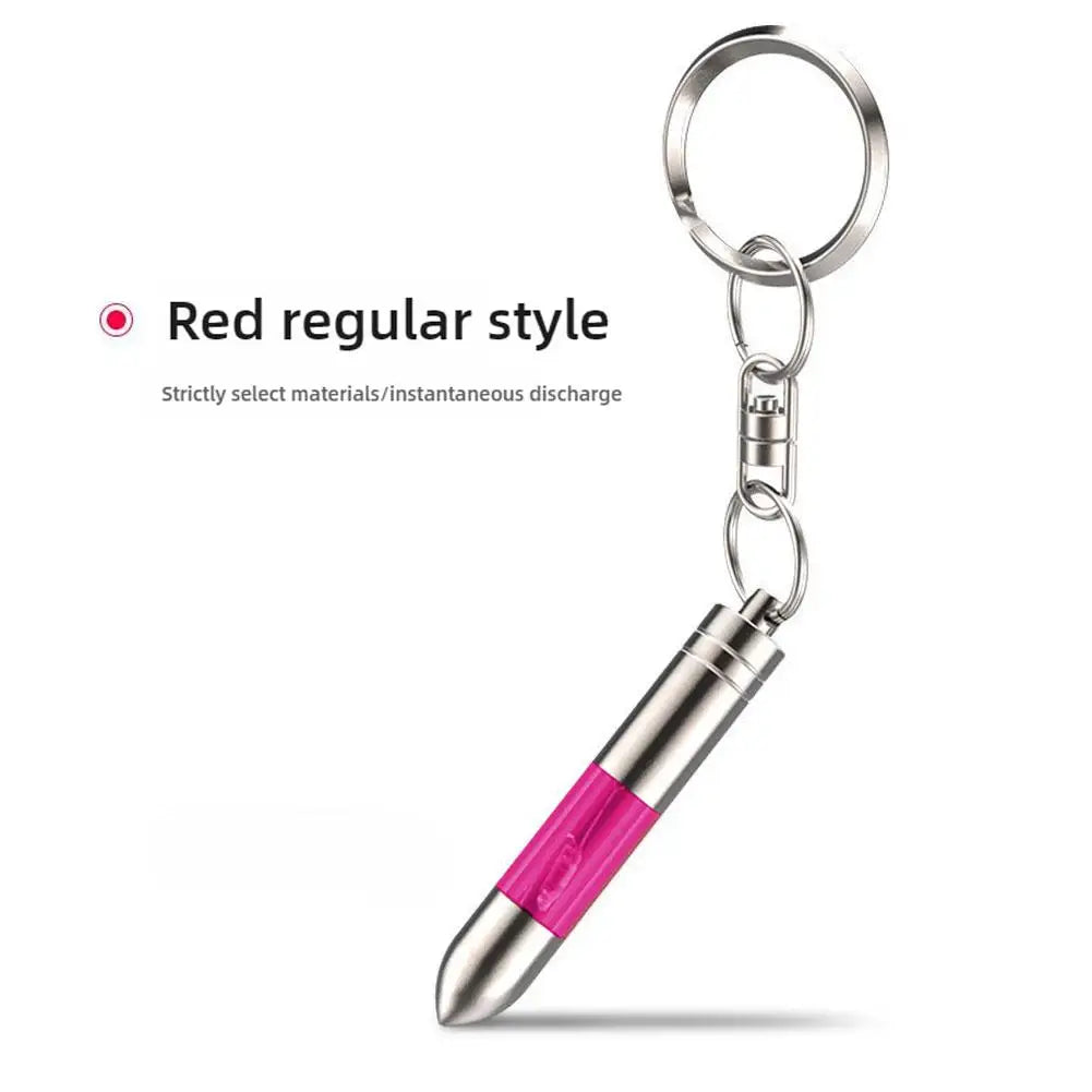 Human Body Static Eliminator Portable Anti-Static Keychain Static Electricity Remover Discharge Key Chain For Human Body