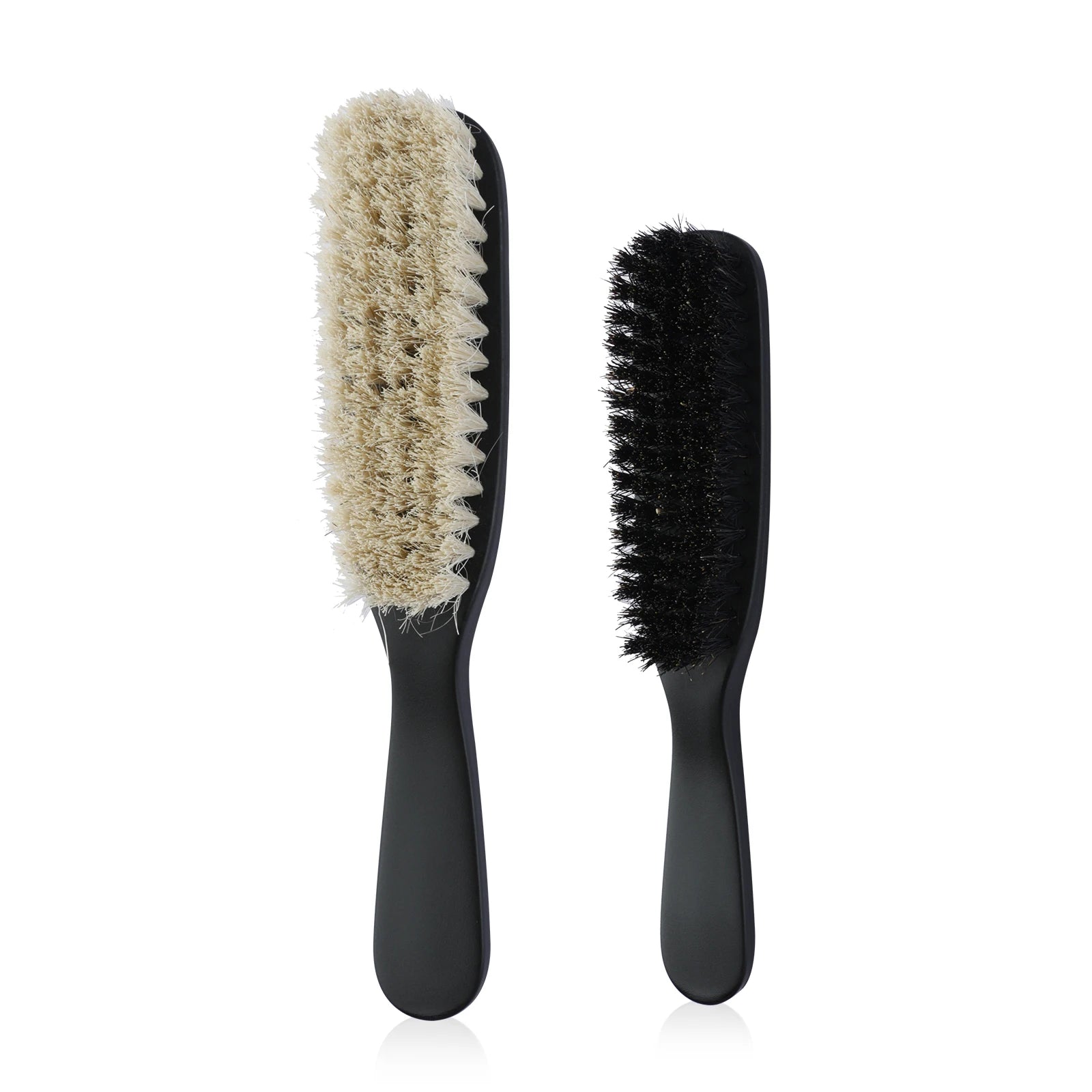 1/2pcs Professional Barber Hair Cleaning Brush Men Horse Hair/Boar Bristle Brush Beard Brush Neck Duster Broken Hair
