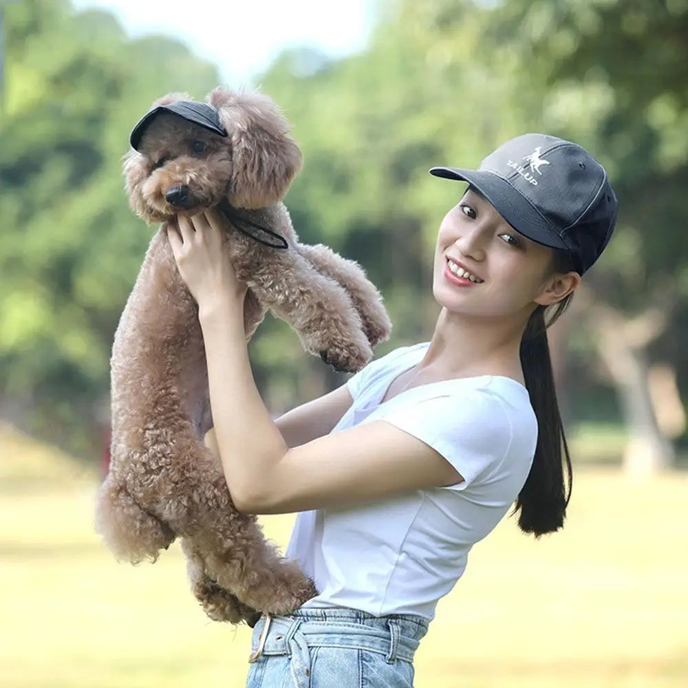 High-quality Ear Holes Pet Baseball Hat Adjustable Cat Dog Pet Visor Hat Outdoor Pet Casquette