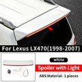 For 1998-2007 Lexus LX470 LX 470 Rear Trunk Spoiler Upgrade Vehicle Exterior Look Car Exterior Tuning Modification Accessories