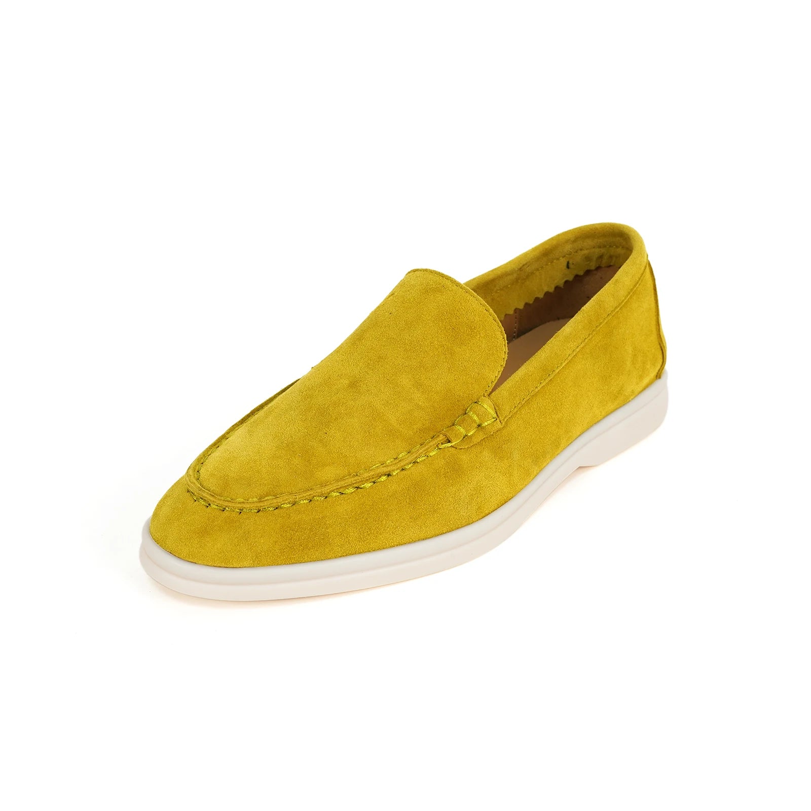 Spring and Autumn Hot Women's Le Fu Shoes Classic Round Head Shallow Mouth Genuine Leather Women's Shoes Retro Daily Shoes