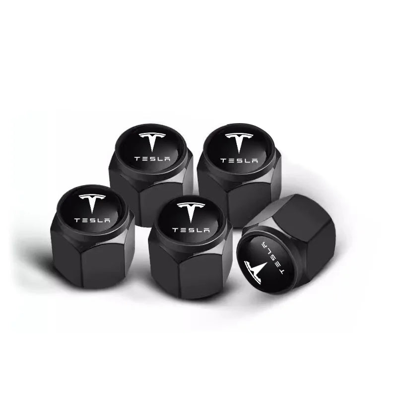 5PCS Aluminium Tire Valve Caps