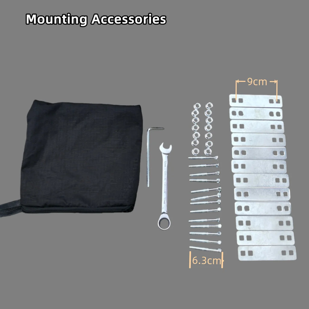 4x4x270cm Hard Shell Roof Top Tent, Waterproof Aluminum Rooftop Tent for Outdoor Camping