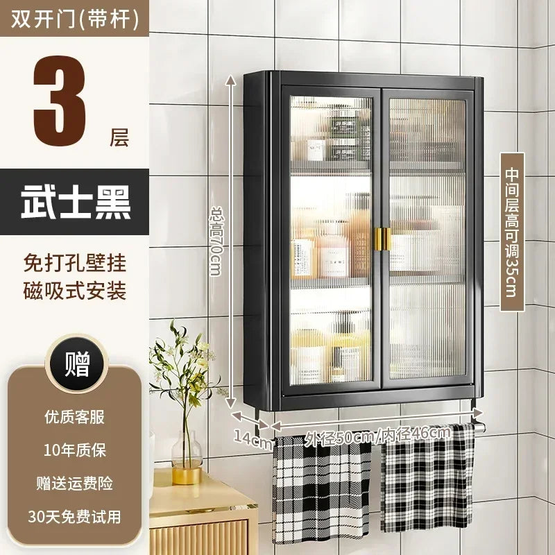 Modern Wall Mounted Bathroom Cabinet white Waterproof Storage Organizer Shelf for Toilet Vanity Bathroom home Decor Furniture