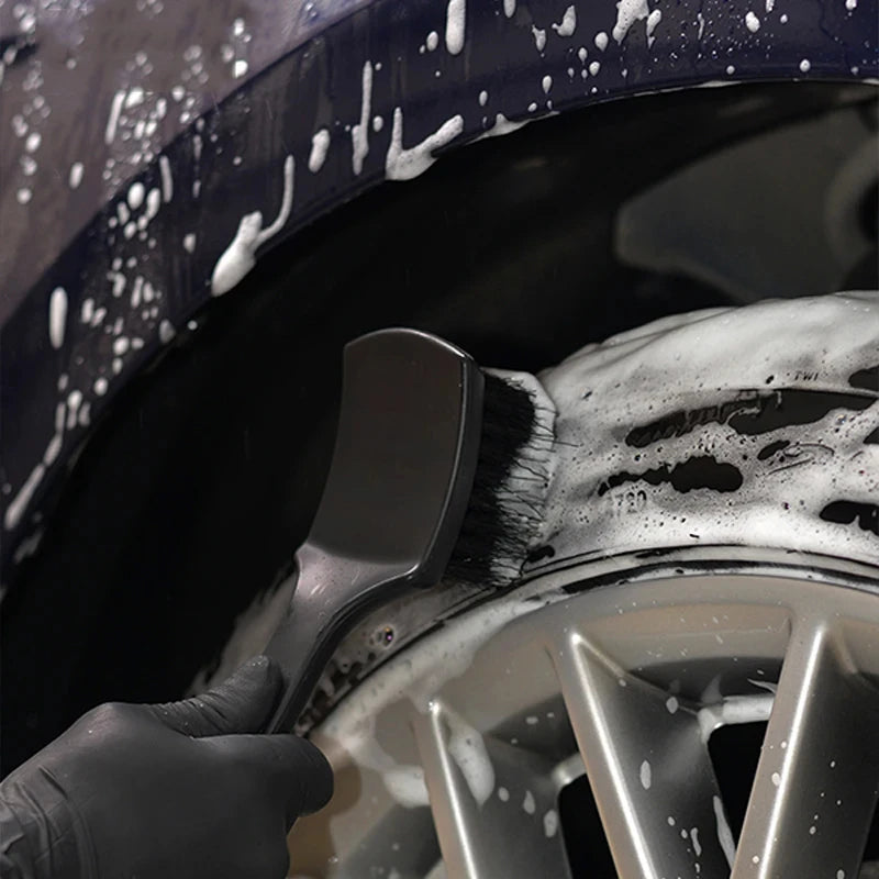 Car Tire Cleaning Brush Auto Tire Rim Wheel Hub Clean Brushes Tire Wheels Detailing Cleaning Tool Automobile Tyre Washing Brush