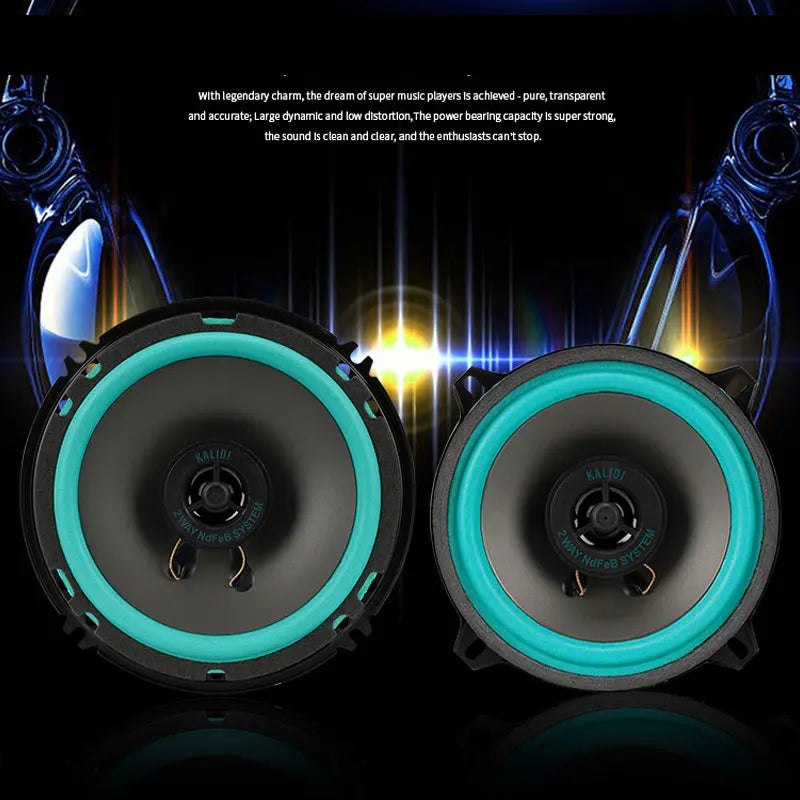 4/5/6.5 Inch Universal Car Coaxial Speakers HiFi Audio Full Range Subwoofer Stereo for Door Truck Vehicle Sound System