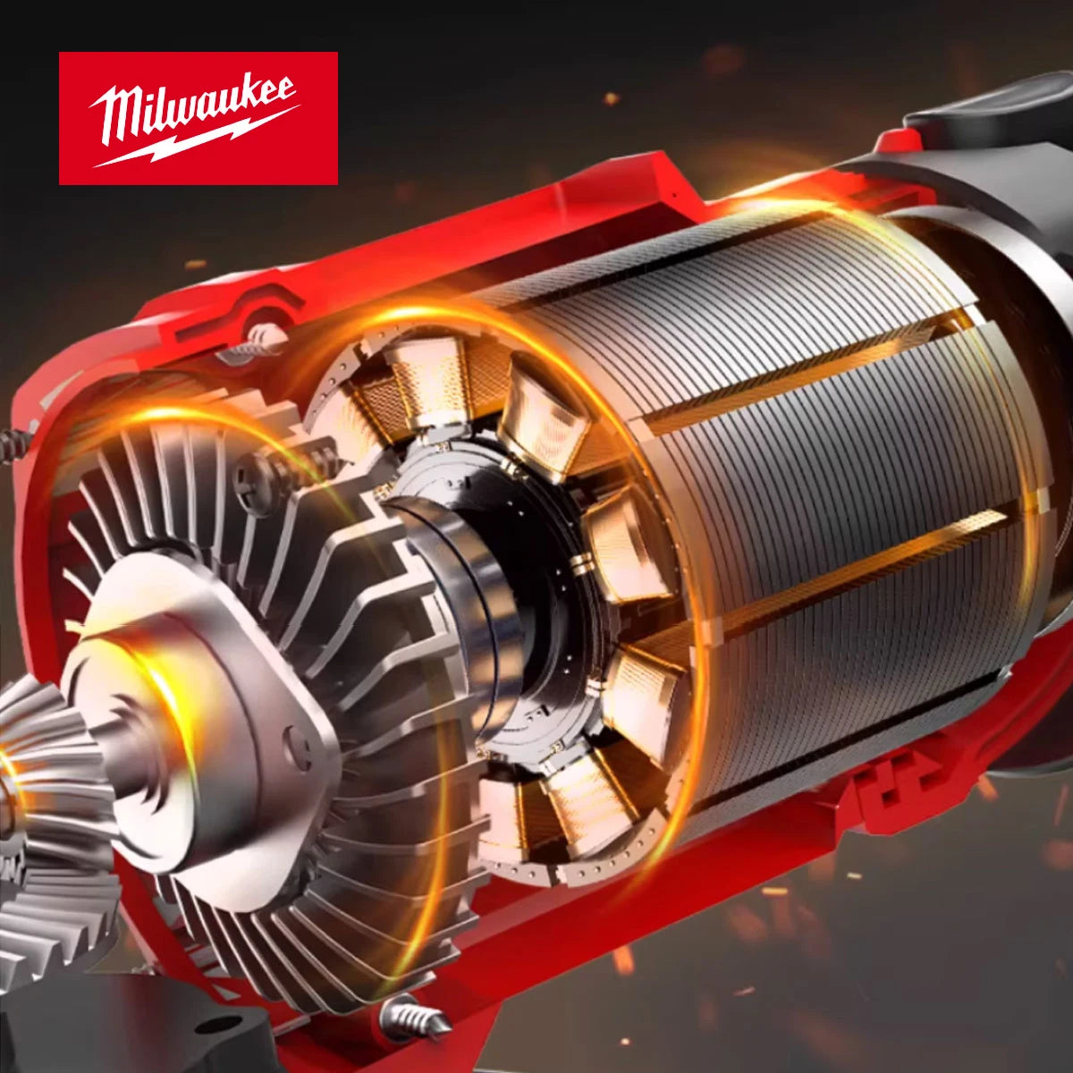 Milwaukee Angle Grinder 125mm Brushless Polishing Cutting Machine No-Lock Paddle Switch Electric Cordless Power Tools