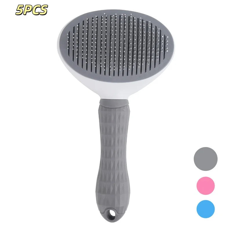 Dog Comb Pet Hair Removal Brush Cats and Dogs Special Comb Beauty Massage Self-cleaning Needle Comb Pet Supplies