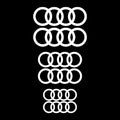 6pcs/set Heat Resistance Caliper Decals Wheel Decor Vinyl Sticker For Audi Sline TT RS A4 B7 B8 B9 A3 8P 8V 8L A5 A6 A1 A7 A8 C6