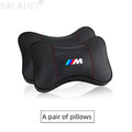 Car Seat Neck Pillow Headrest Rest Cushion Seat Belt Shoulder Pad For BMW M E39 E46 E90 E60 F10 F11 F20 F30 F34 M1 M2 M3 sticker