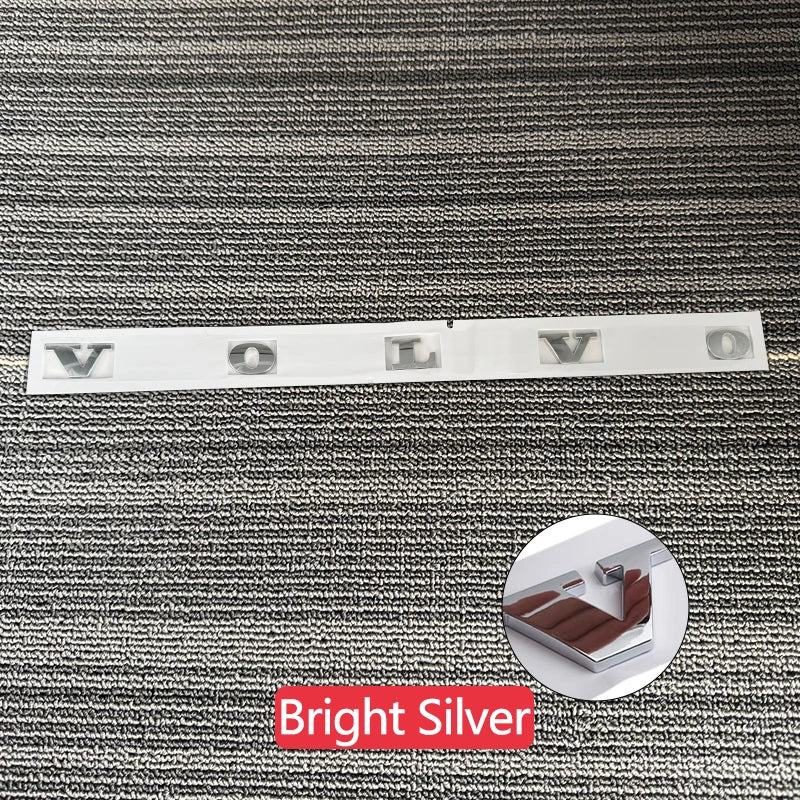 Volvo Car Letter Badge Auto Trunk Metal Stickers For Volvo Xc60 Xc90 V40 V60 S60 V50 V90 S80 C40 XC40 V70 XC70 C30 C70 Rdesign