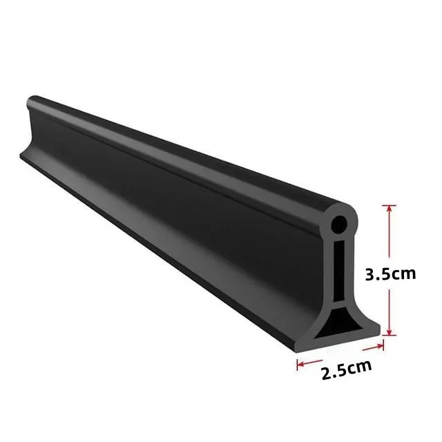 Bande de retenue d'eau souple en silicone pour salle de bain, barrière d'eau pour douche, idéal pour la séparation de cuisine, accessoires de douche