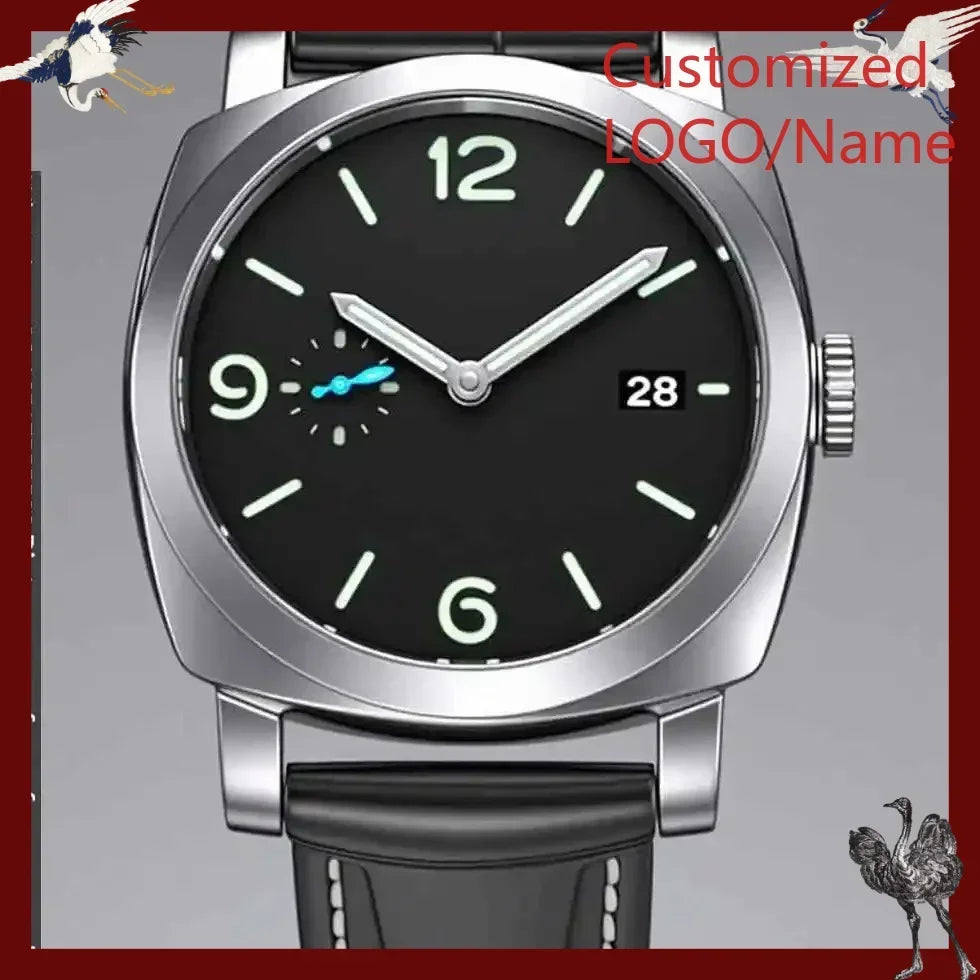 A186. Store Customized Watches 46mm men's watch, made of 904L steel, automatic movement