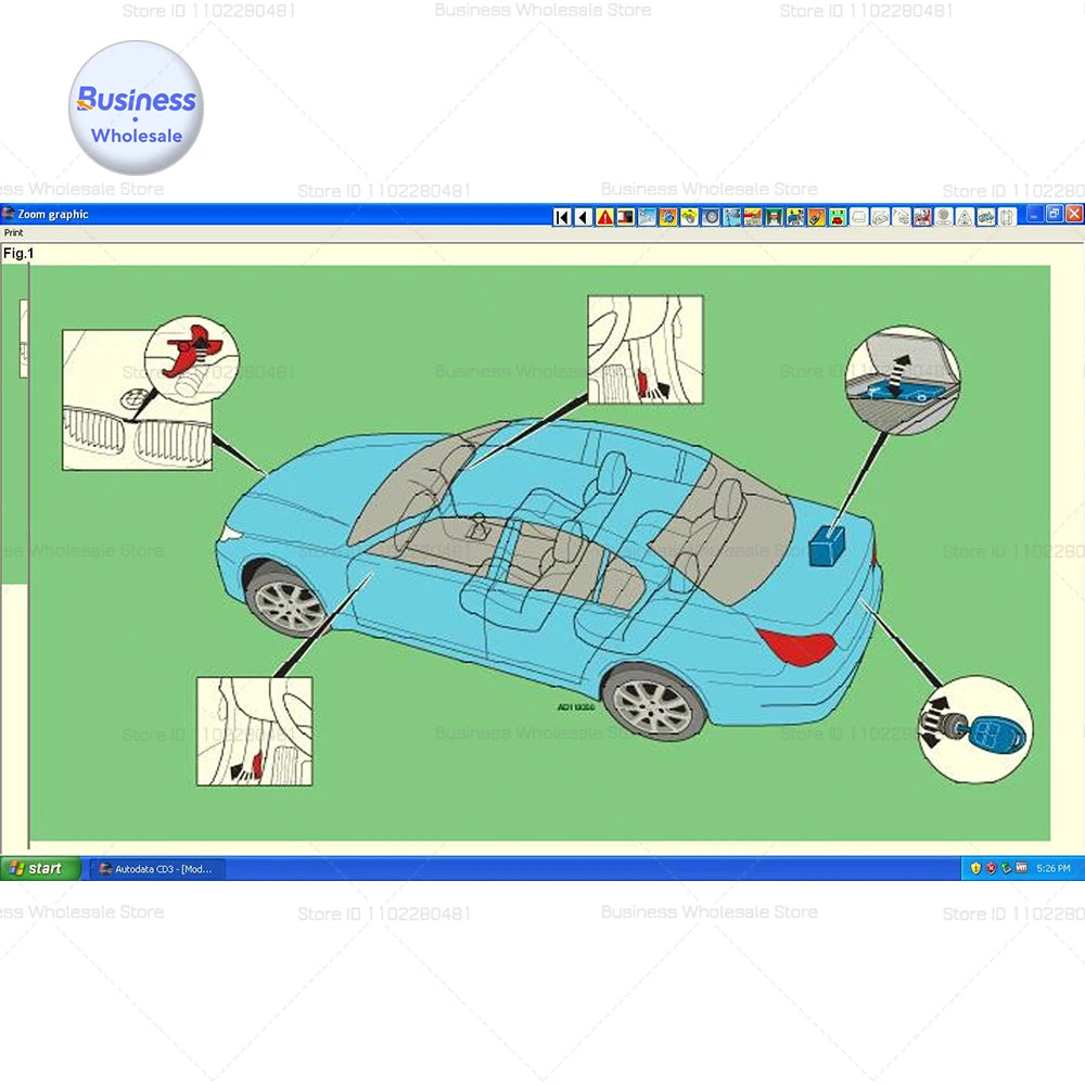 Diagnostic Tools Software 2024 Hot Sale Auto Data 3.45 Data Atris Stakis 2018.01V Multi-Languages CD USB car