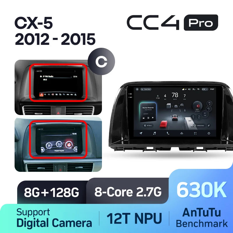 TEYES CC4 PRO For Mazda CX5 CX-5 CX 5 2012-2015 CarPlay Android Auto 2DIN Car Play Radio Multimedia Stereo