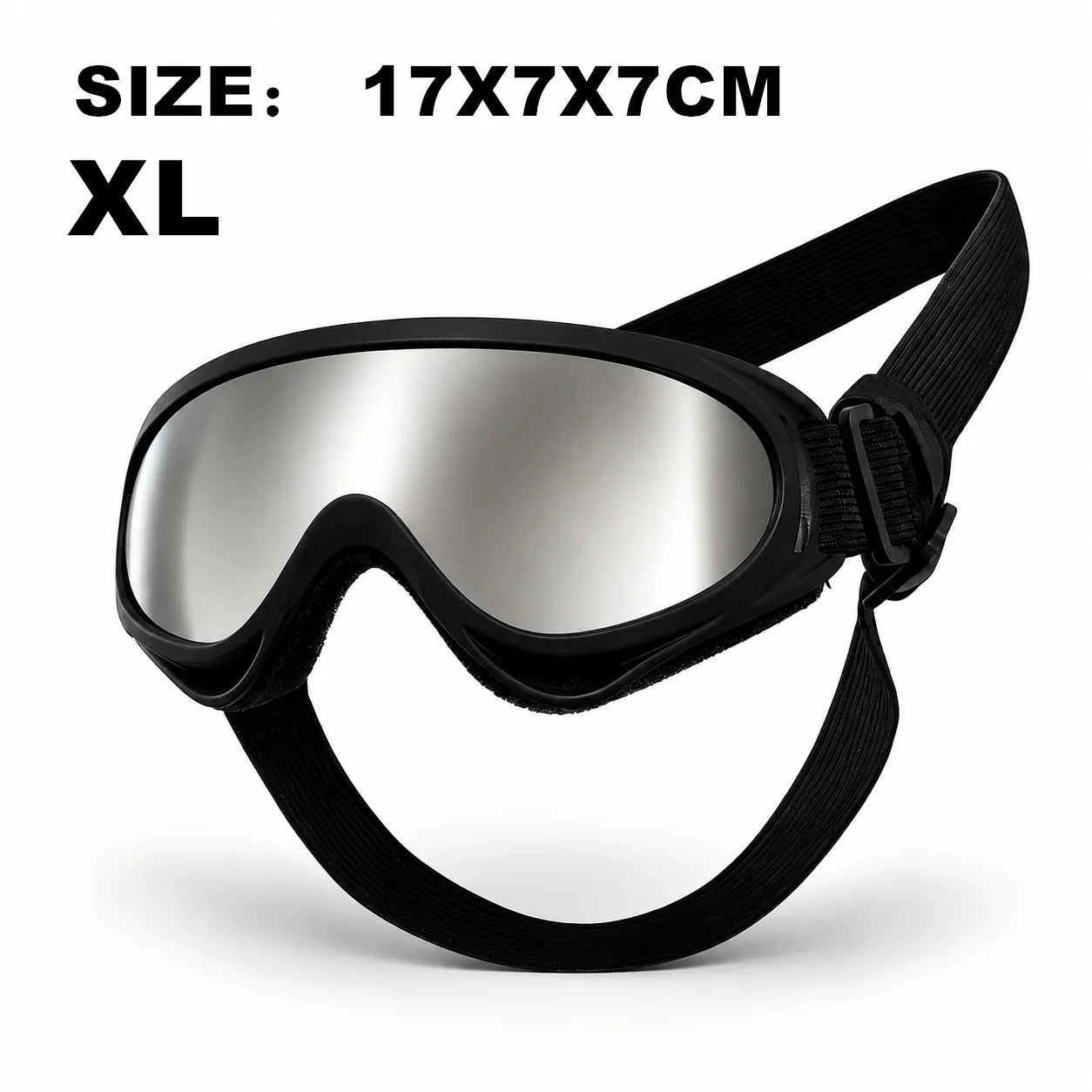 Pet Adjustable Dog Goggles Sunglasses Anti-UV Sun Glasses Eye Wear Protection Black Widely Used Dog Sunglasses Pet Dog Supplies